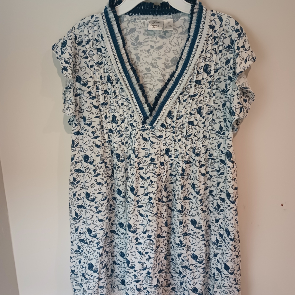 Goa Floral V-Neck Tunic